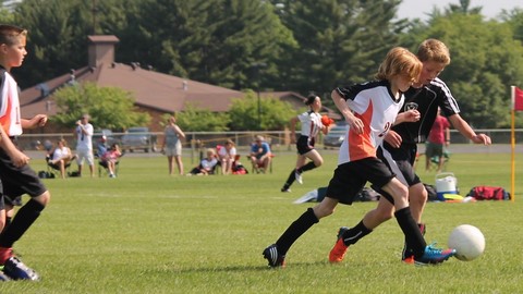 Kids Playing Soccer